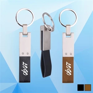 Custom Promotional Leather Keychains