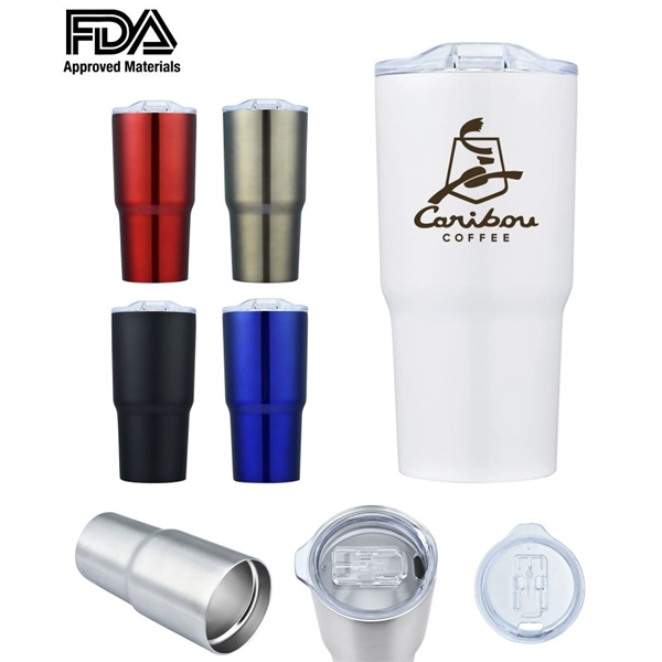 20oz Double Wall Stainless Steel Tumbler Vacuum Insulated. - Image 1