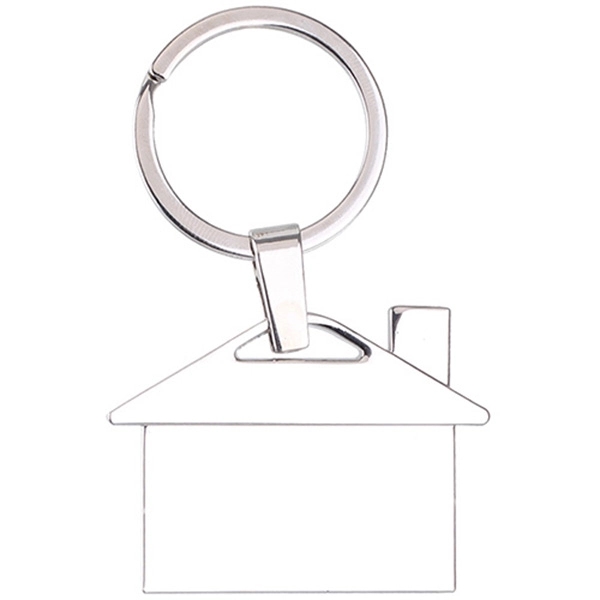 House Shaped Metal Key Ring - Image 2