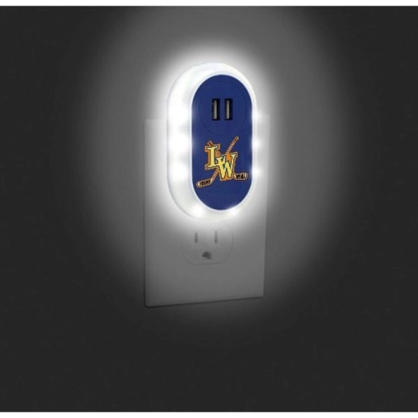 USB Wall Charger with Night Light - Image 1