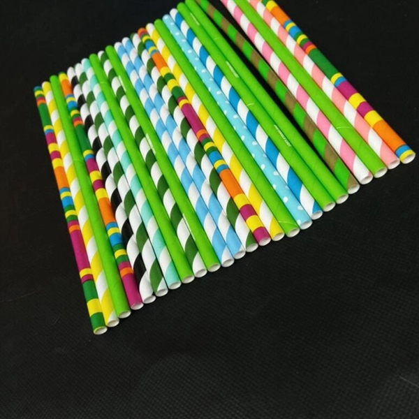 Custom Biodegradable Imprint Paper Drinking Straw - Image 18
