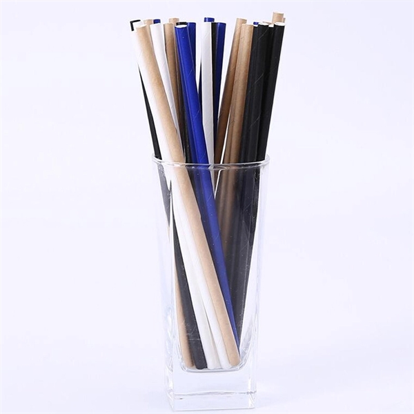 Custom Biodegradable Imprint Paper Drinking Straw - Image 28