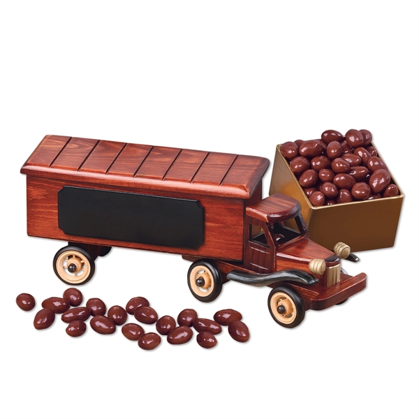 1940-Era Tractor-Trailer Truck with Chocolate Almonds - Image 2