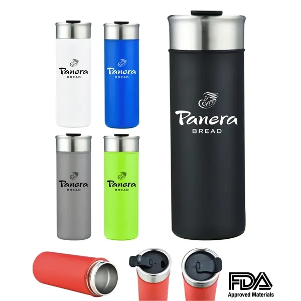18oz Double Wall Stainless Steel Tumbler Vacuum Insulated. - Image 1