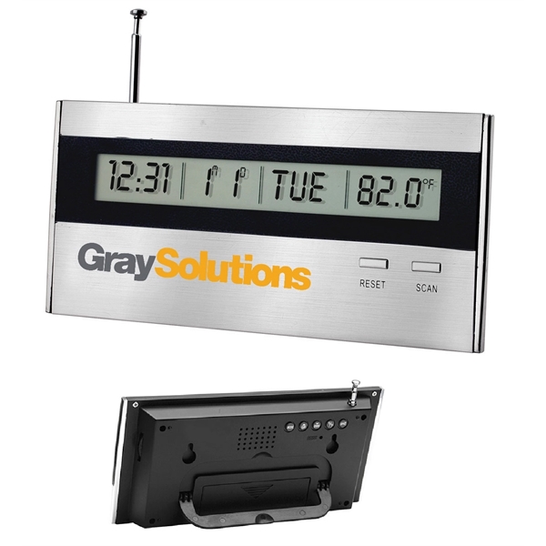 Desktop Alarm Clock with Radio - Image 1