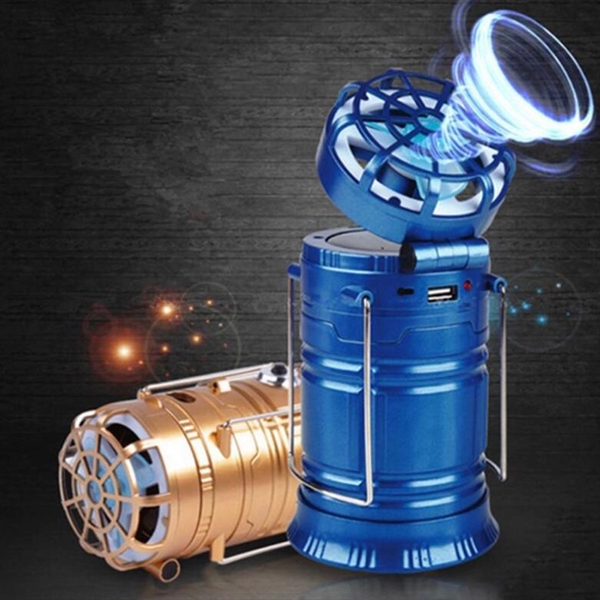 Led Hand Lamp Rechargeable Collapsible Solar Camping Lantern - Image 4