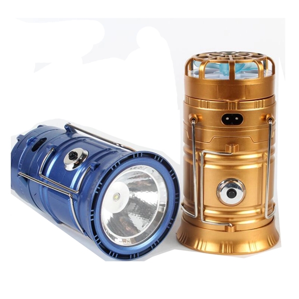 Led Hand Lamp Rechargeable Collapsible Solar Camping Lantern - Image 8