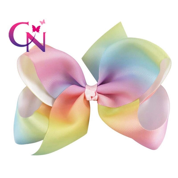 Colorful Rainbow Butterfly Hair Tie For Girls - Image 7
