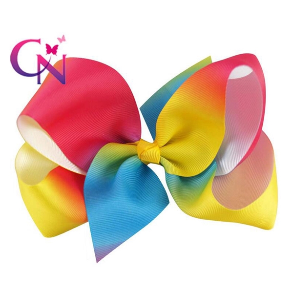 Colorful Rainbow Butterfly Hair Tie For Girls - Image 8