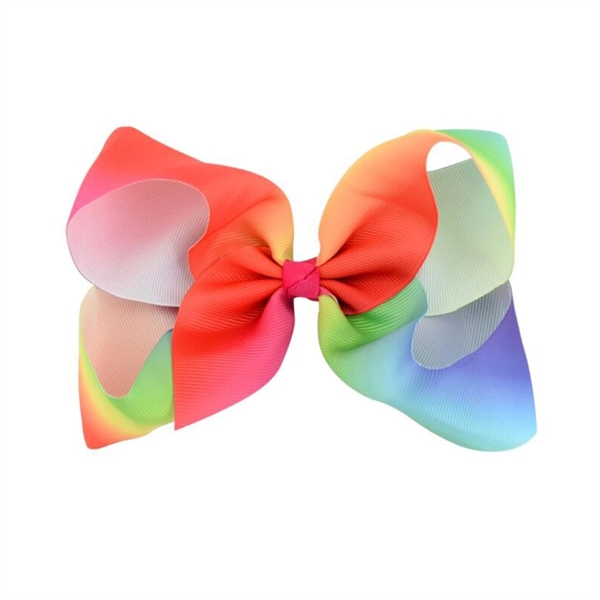 Colorful Rainbow Butterfly Hair Tie For Girls - Image 9