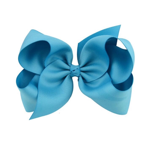 Custom Solid Candy Color Butterfly Hair Tie - Image 1