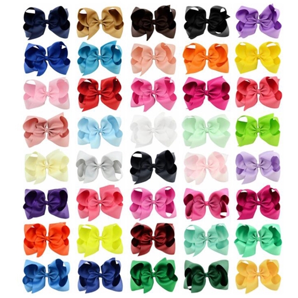 Custom Solid Candy Color Butterfly Hair Tie - Image 3