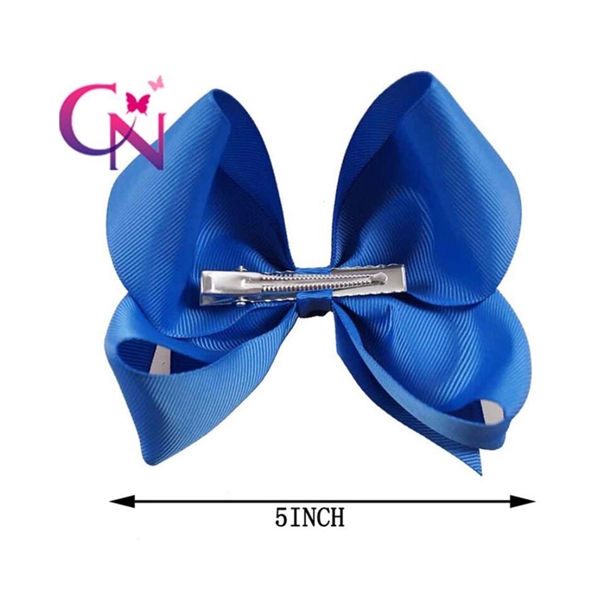 Custom Solid Candy Color Butterfly Hair Tie - Image 7