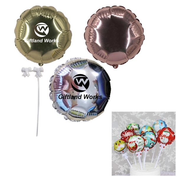 Self Inflated Festival Decoration Round Shape Balloon
