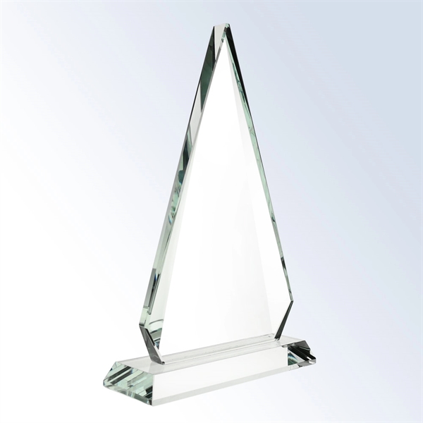Spade award with slant edge base