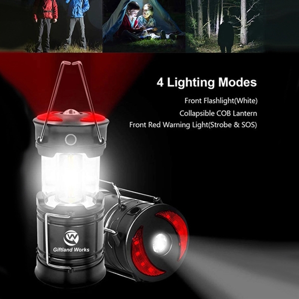 3 In One Super Bright COB Emergency Foldable Lantern - Image 1