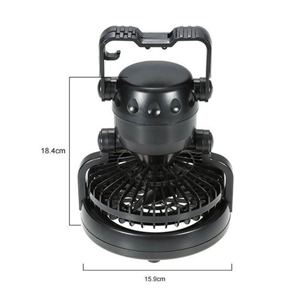2 IN1 Portable LED Camping Lantern with Ceiling Fan  - Image 5