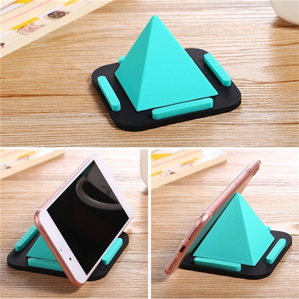 Adjustable Pyramid Desk Mount Anti-Slip Cell Phone Holder - Image 2