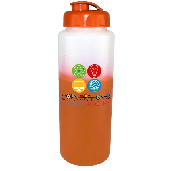 32oz. Mood Sports Bottle with Flip Top Cap, Full Color Digit - Image 4