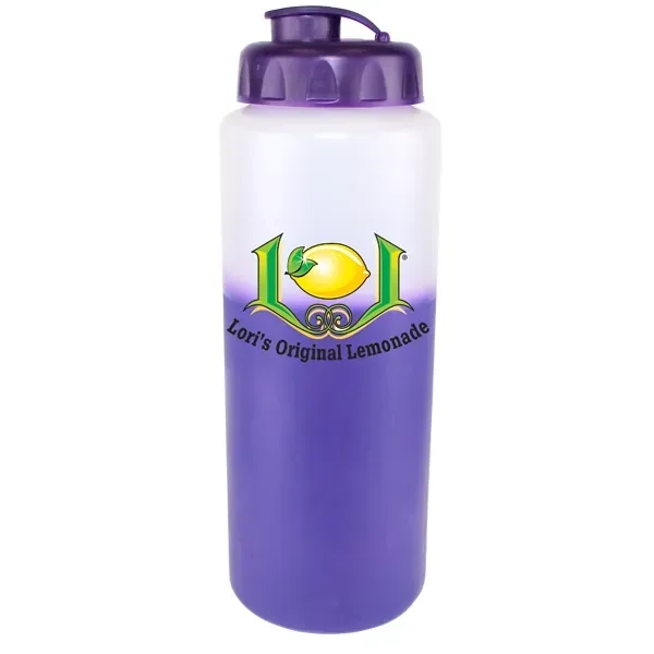 32oz. Mood Sports Bottle with Flip Top Cap, Full Color Digit - Image 5
