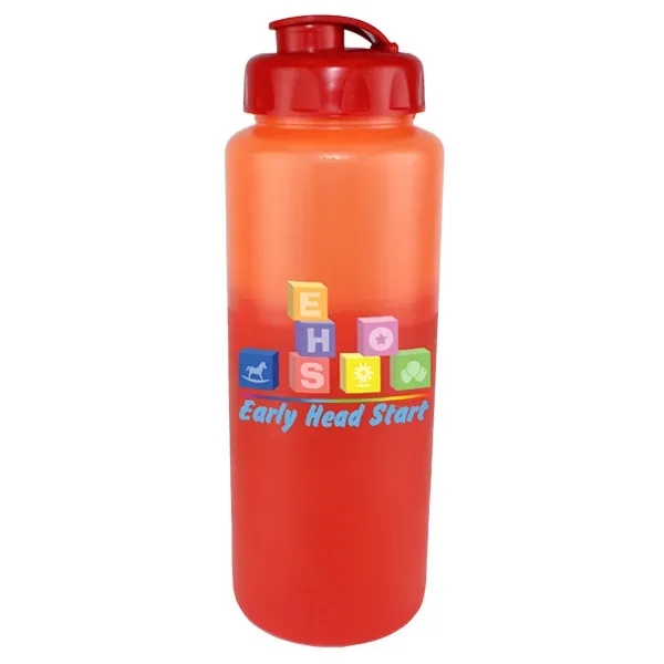 32oz. Mood Sports Bottle with Flip Top Cap, Full Color Digit - Image 7
