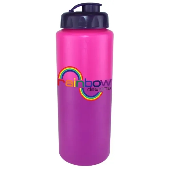 32oz. Mood Sports Bottle with Flip Top Cap, Full Color Digit - Image 8
