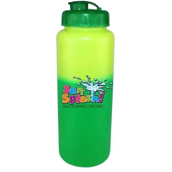 32oz. Mood Sports Bottle with Flip Top Cap, Full Color Digit - Image 9