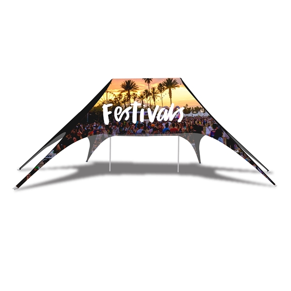 Custom Designed Fully Digital 20' x 63' Star Tent Canopies! - Image 1