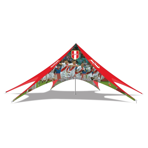 20ftx40ft Full-Graphic Custom Designed Star Tent Canopies! - Image 1