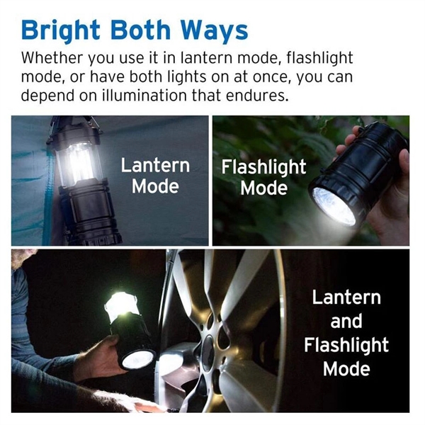 NEW Outdoor Emergency COB LED Camping Flashlight Lantern - Image 8