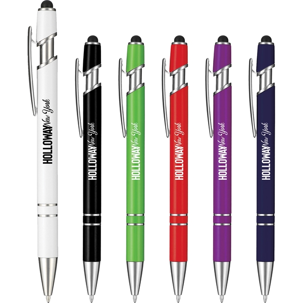 Rainbow Ballpoint Pen-Stylus - Image 1