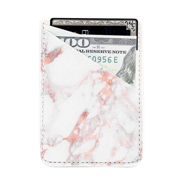 Adhesive Slim Card Holder Stick On Wallet Phone Pocket - Image 3