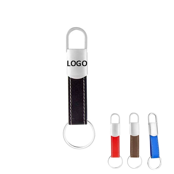 PU Leather Keychain - Image 1