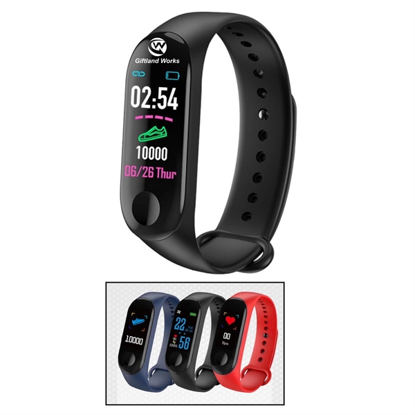 Smart Wristband Fitness Tracker Bracelet Waterproof Watch - Image 1