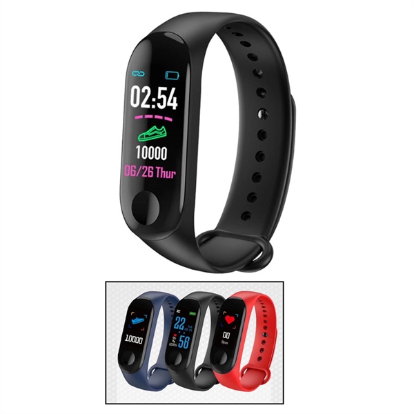 Smart Wristband Fitness Tracker Bracelet Waterproof Watch - Image 3