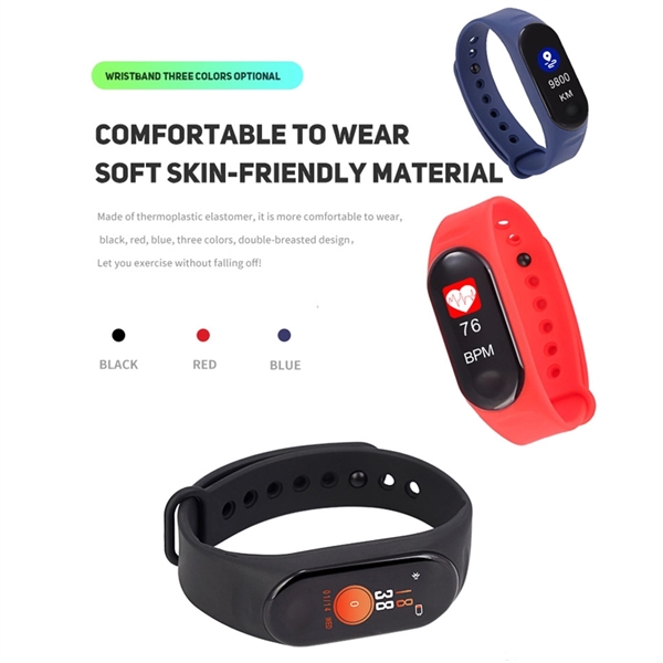 Smart Wristband Fitness Tracker Bracelet Waterproof Watch - Image 6