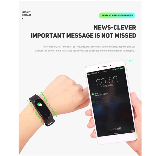 Smart Wristband Fitness Tracker Bracelet Waterproof Watch - Image 7