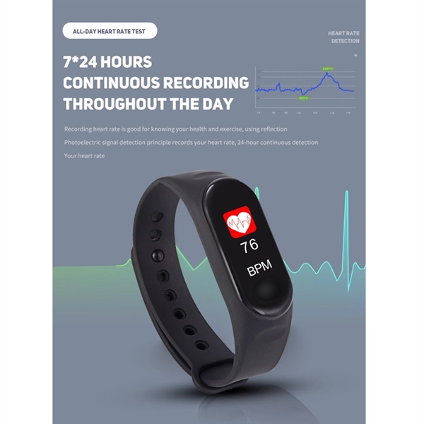 Smart Wristband Fitness Tracker Bracelet Waterproof Watch - Image 8