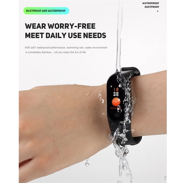 Smart Wristband Fitness Tracker Bracelet Waterproof Watch - Image 13