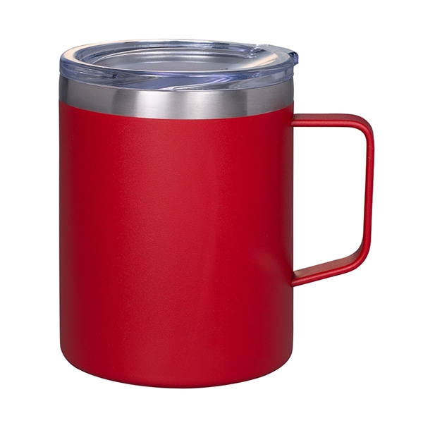 12 oz. Vacuum Insulated Coffee Mug with Handle - Image 2