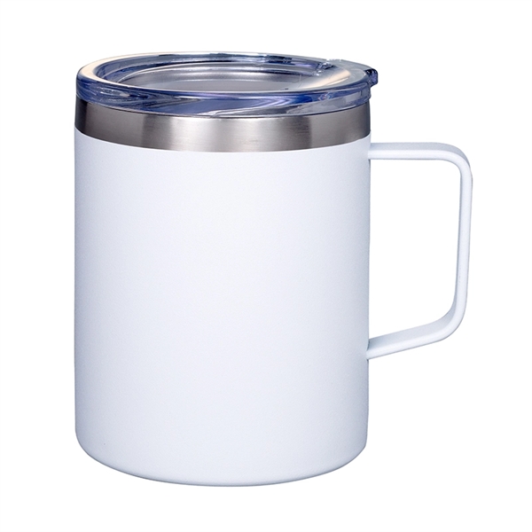 12 oz. Vacuum Insulated Coffee Mug with Handle - Image 3