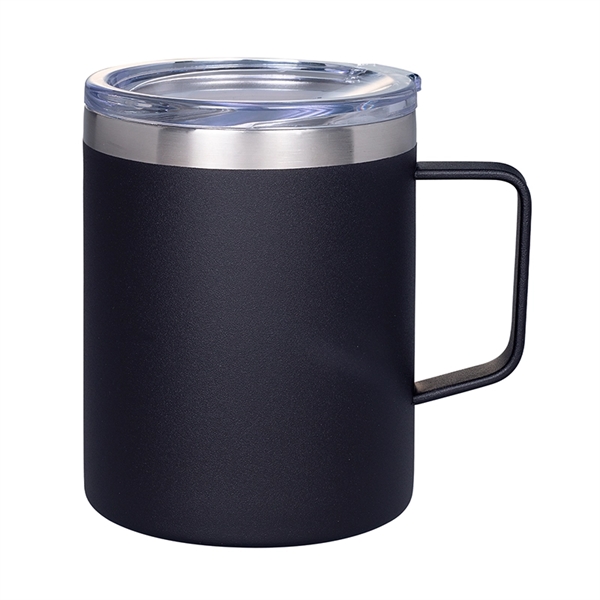 12 oz. Vacuum Insulated Coffee Mug with Handle - Image 4