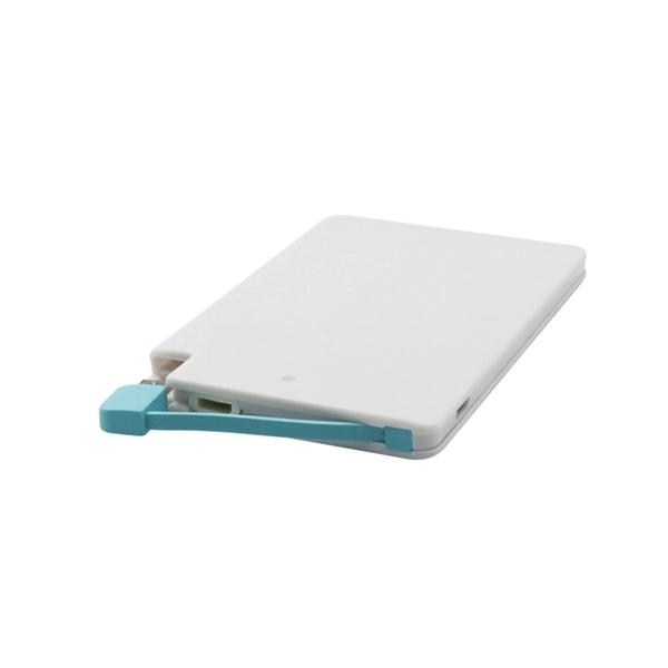 Slim USA Decorated 4000 mAh Power Bank with Apple adopter - Image 4