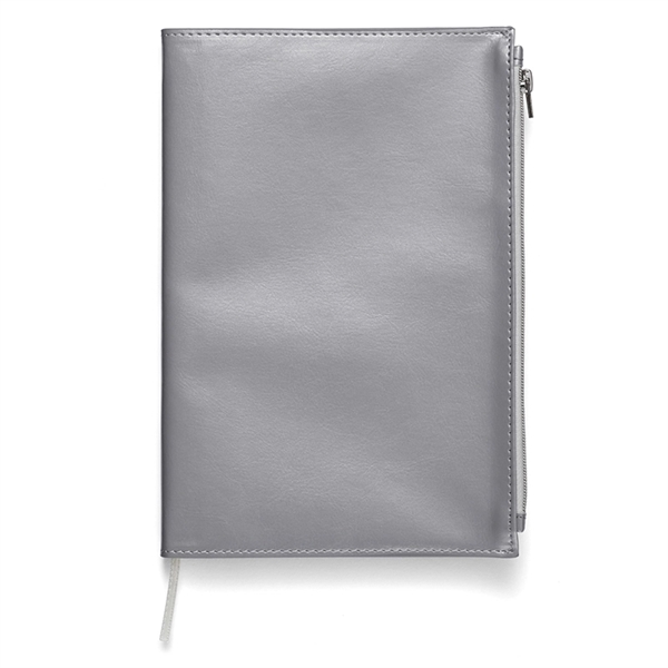 Softbound Metallic Foundry Journal with Zipper Pocket - Image 3