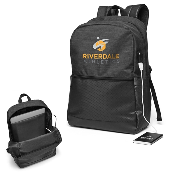 Power Loaded Tech Squad USB Backpack with Power Bank - Image 1