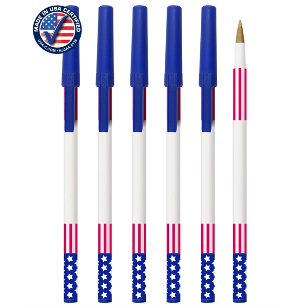 Union Printed, Certified USA Made "Patriotic" Stick Pen - Image 2