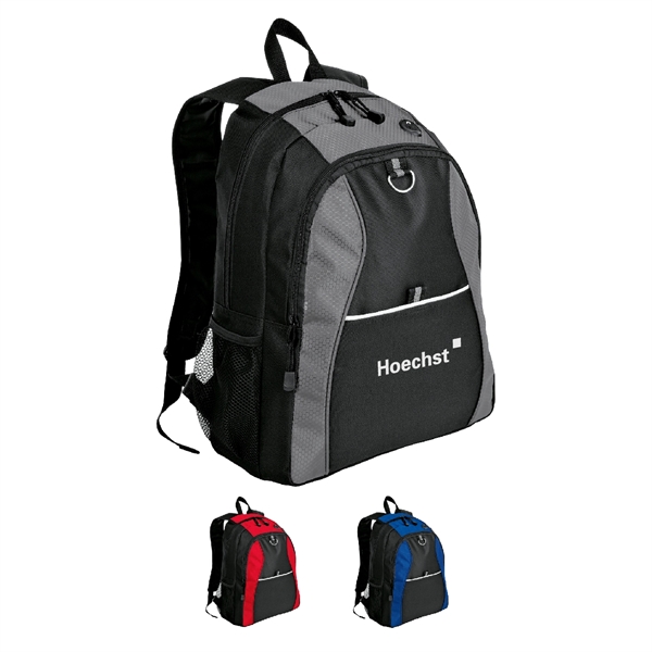Port Authority® Contrast Honeycomb Backpack - Image 1