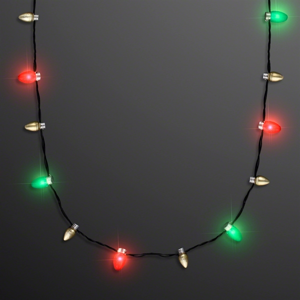 0.5" Mini Bulbs Light Necklace - Image 1