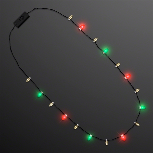 0.5" Mini Bulbs Light Necklace - Image 2