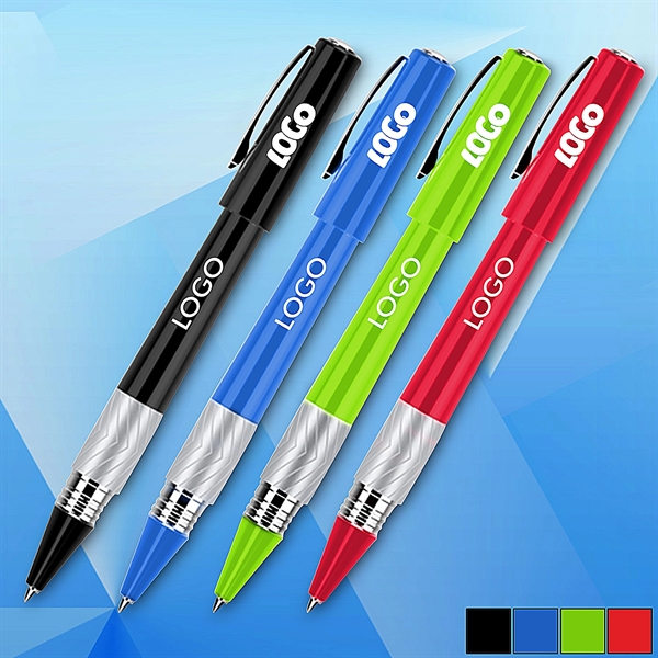 Fashionable Metal Clip Rollerball Pen - Image 1